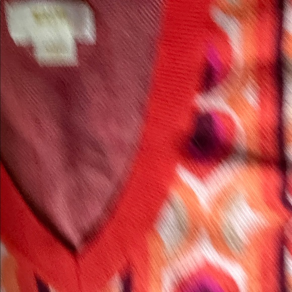 Colorful Geometric Knit Vest - Picture 2 of 4